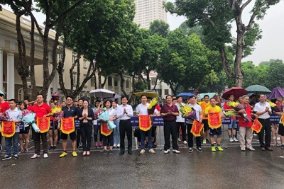 Trường Đào tạo cán bộ Lê Hồng Phong giành giải Nhất hội khỏe các cơ quan Đảng Thành ủy Hà Nội