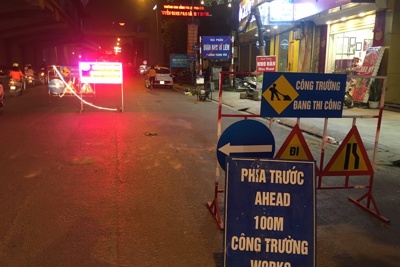 Hà Nội: Bắt đầu sửa chữa đường Nguyễn Trãi