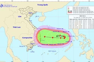 Càng gần đất liền, bão số 6 càng mạnh lên