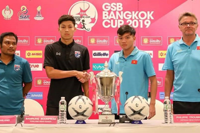 U19 Việt Nam sẵn sàng cho trận đấu với chủ nhà Thái Lan tại GSB Bangkok Cup 2019