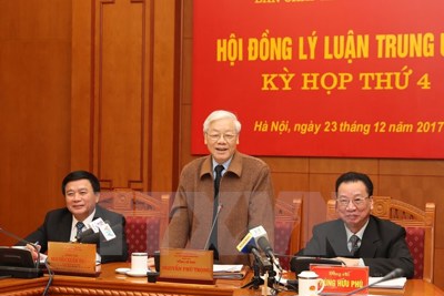 Bài phát biểu của Tổng Bí thư Nguyễn Phú Trọng tại Kỳ họp thứ 4 Hội đồng Lý luận Trung ương