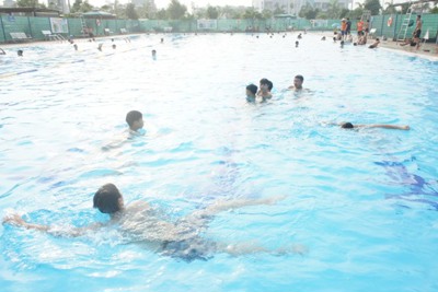 Huyện Gia Lâm phát động toàn dân tập luyện môn bơi