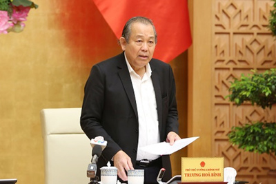 Phó Thủ tướng Trương Hòa Bình chỉ đạo xử lý các dự án, doanh nghiệp chậm tiến độ, kém hiệu quả