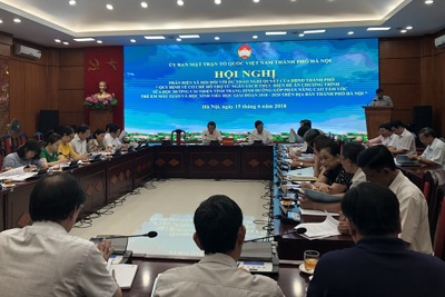 Ủy ban MTTQ Việt Nam TP Hà Nội: Phản biện xã hội về chương trình sữa học đường