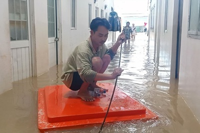 Thông tin mới thiệt hại do mưa lũ, các hộ dân đã về nhà sau khi nước rút