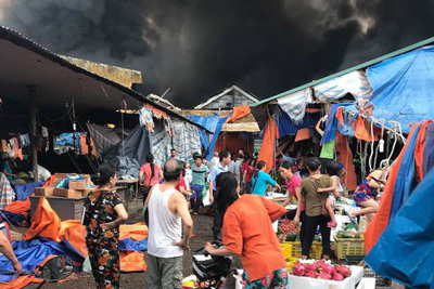 6 tháng sau Vụ cháy chợ tại huyện Sóc Sơn: Loay hoay tìm giải pháp căn cơ