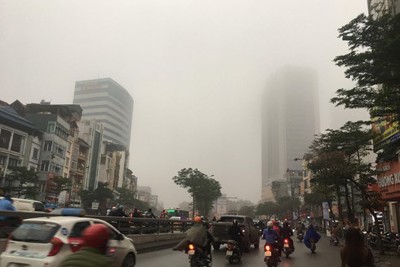 Nồng độ các chất ô nhiễm tăng cao tại Hà Nội