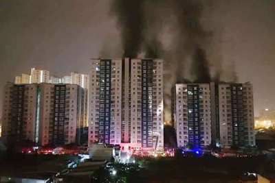 Cháy chung cư cao cấp ở TP Hồ Chí Minh, 13 người tử vong