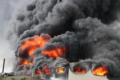 Bình Dương: Cháy lớn trong Khu công nghiệp Việt Hương