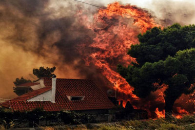 Thảm họa cháy rừng ở Hy Lạp: Số người thiệt mạng tăng lên 74 người