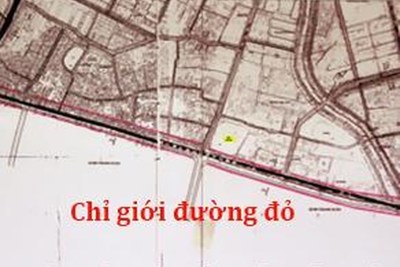 Hà Nội: Duyệt chỉ giới đỏ tuyến đường từ đê sông Hồng đi Dốc Lã - Ninh Hiệp