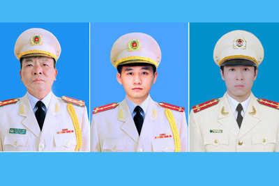 Bộ Công an thông báo lễ tang 3 chiến sĩ hy sinh khi làm nhiệm vụ ở Đồng Tâm