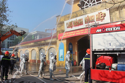 Hà Nội: Vi phạm phòng cháy, chữa cháy ở chợ Nành rất nghiêm trọng