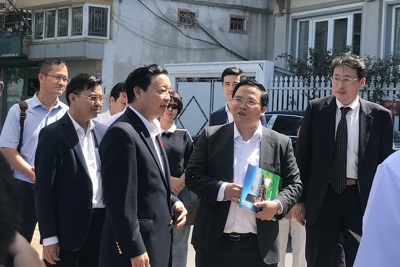 Bộ trưởng Bộ TN&MT Trần Hồng Hà: Cần nghiên cứu thêm về công nghệ Nano-Bioreactor Nhật Bản với điều kiện ở Việt Nam
