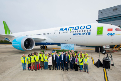 Bamboo Airways bất ngờ hé lộ tên riêng đặt cho máy bay Boeing 787-9 Dreamliner đầu tiên của Hãng