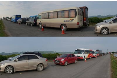 Lượng khách đến Cát Bà giảm hơn 40% sau khi cấm xe từ 29 chỗ ra đảo