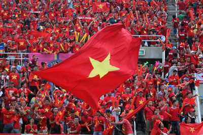 CĐV Việt Nam để lại ấn tượng tốt đẹp trên đất Thái