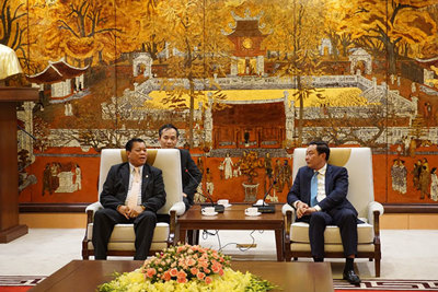 Hà Nội - Viêng Chăn tăng cường hợp tác quốc phòng an ninh