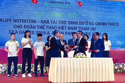 Tài trợ dinh dưỡng cho vận động viên Việt Nam tham dự Sea Games 2019 và Para Games 2020