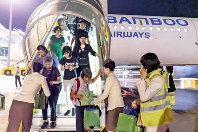 Bamboo Airways đón chuyến bay kết nối Việt Nam với Ma Cao - Trung Quốc đầu tiên