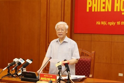 Tổng Bí thư Nguyễn Phú Trọng: Tham nhũng đã từng bước được kiềm chế, đẩy lùi