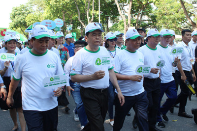 [Ảnh] Lễ ra quân toàn quốc phong trào chống rác thải nhựa tại Hà Nội