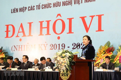 Khai mạc Đại hội lần thứ VI Liên hiệp các tổ chức hữu nghị Việt Nam