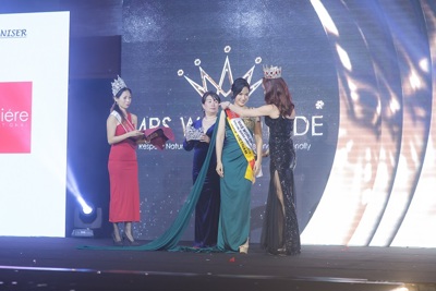 Lê Vũ Hoàng Hạt lọt top 10 và giành 2 giải phụ tại Mrs Worldwide 2019