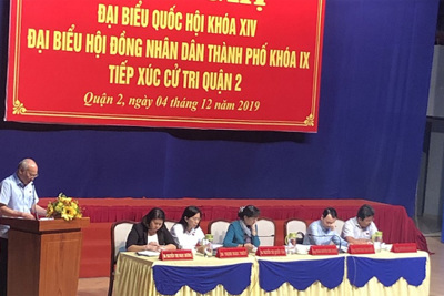 TP Hồ Chí Minh: Cử tri đề nghị đưa vụ Thủ Thiêm vào diện Ban Bí thư chỉ đạo
