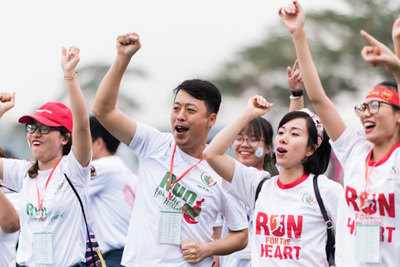 Hơn 11.000 người “Chạy vì Trái tim 2017”