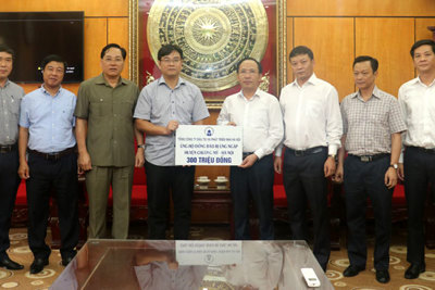 HANDICO ủng hộ Nhân dân vùng úng ngập ngoại thành Hà Nội 700 triệu đồng