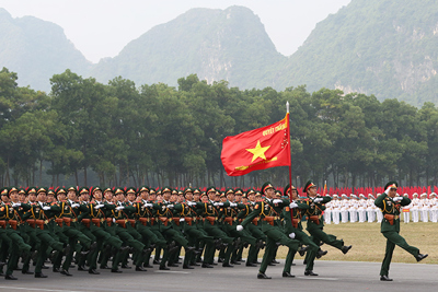 75 năm Quân đội nhân dân Việt Nam anh hùng, vững bước dưới lá cờ vinh quang của Đảng