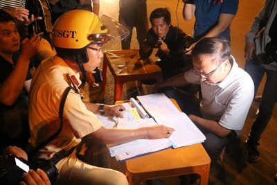 TP Hồ Chí Minh: Hơn 700 trường hợp vi phạm giao thông đã bị xử lý