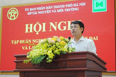 Hà Nội: Tập huấn nghiệp vụ kiểm kê đất đai năm 2019
