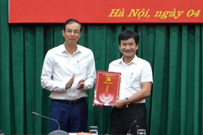 Đồng chí Nguyễn Doãn Hoàn được phân công làm Bí thư Đảng ủy Khối các cơ quan Thành phố Hà Nội