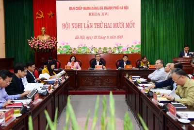 Hội nghị lần thứ hai mươi mốt Ban Chấp hành Đảng bộ TP Hà Nội: Thảo luận nhiều nội dung quan trong phát triển kinh tế - xã hội