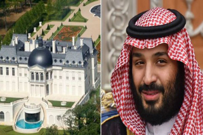 Thái tử Ả Rập Saudi mua căn biệt thự đắt nhất thế giới