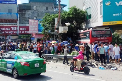 Khởi tố vụ xe khách đâm thương vong 5 người ở Quảng Ninh