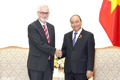 Thủ tướng Nguyễn Xuân Phúc tiếp tân Đại sứ Đức tại Việt Nam