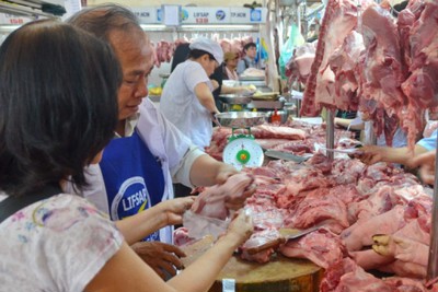 Hà Nội: Giá thịt lợn tăng kéo chỉ số CPI tháng 11 tăng 0,75%