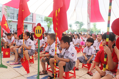 Các trường học đồng loạt thực hiện “Lễ khai giảng không bóng bay”