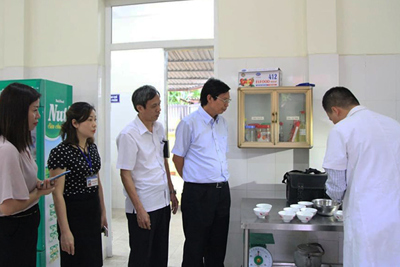 Một trường mầm non tại huyện Thanh Trì vi phạm an toàn thực phẩm