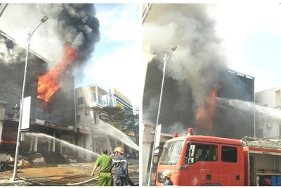 Đà Nẵng: Cháy lớn quán bar ở quận trung tâm, nguyên nhân lại do hàn xì, sửa chữa?