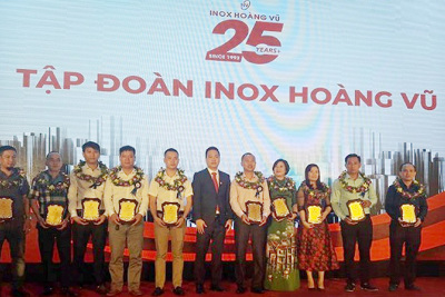 Tập đoàn Inox Hoàng Vũ kỷ niệm 25 năm ngày thành lập