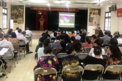 Quận Thanh Xuân đẩy nhanh triển khai kiện toàn tổ dân phố