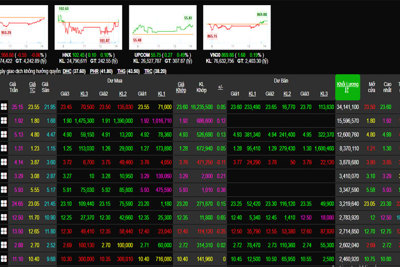 Phiên 24/12: Nhóm nhỏ vẫn “nổi sóng” tím, nhưng VN-Index chưa thoát sắc đỏ
