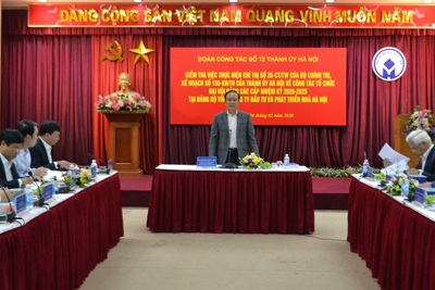 Phó Chủ tịch Thường trực HĐND TP Nguyễn Ngọc Tuấn: Lập ngay kế hoạch “hàng ngang” để đảm bảo tiến độ tổ chức Đại hội Đảng