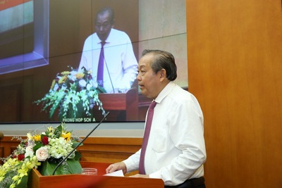 Phó Thủ tướng Trương Hòa Bình dự Hội nghị về động viên công nghiệp