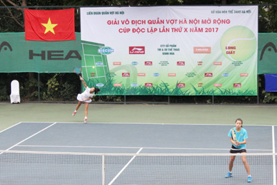 Khai mạc giải Vô địch Quần vợt Hà Nội mở rộng lần thứ X
