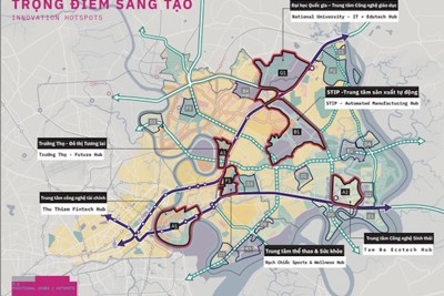 TP Hồ Chí Minh: Xin nhập 3 quận để hình thành thành phố sáng tạo phía Đông